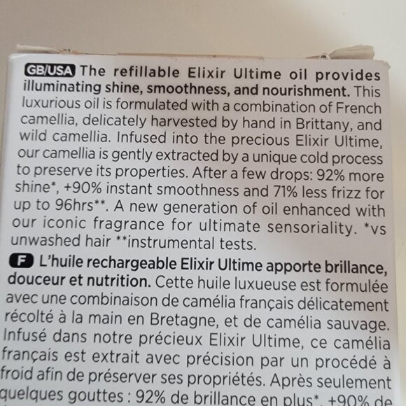 Kérastase  Elixir Ultime Hydrating Hair Oil for Dull Dry Hair 100ML - Picture 8 of 10